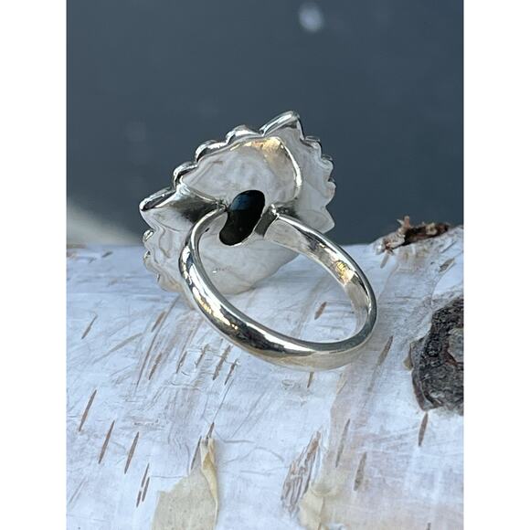 Sterling Silver Golden Hills Turquoise Ring Stamped 925 Southwestern Sz 6 - Picture 5 of 7